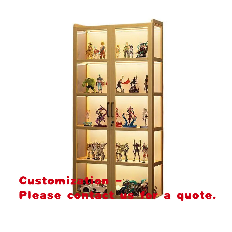 Wine In Beer Store - Maßgefertigter Handgefertigter Acryl-Türschrank mit LED-Beleuchtung LED-Laden-Display