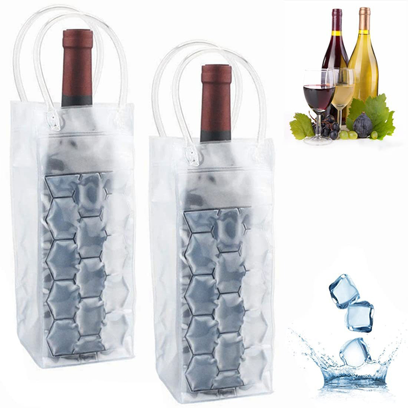 Wine Beer Champagne - Wein-Eisbeutelhalter Champagner-Bierkühler Whisky-Dosenkühler Gel-Kühlbox Bar-Zubehör BTBD01