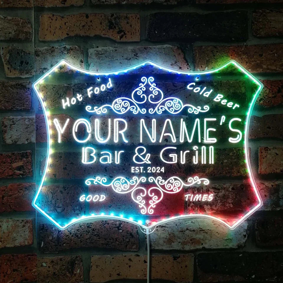 Wine With Beer Name - Personalisiertes „Your Name Bar & Grill