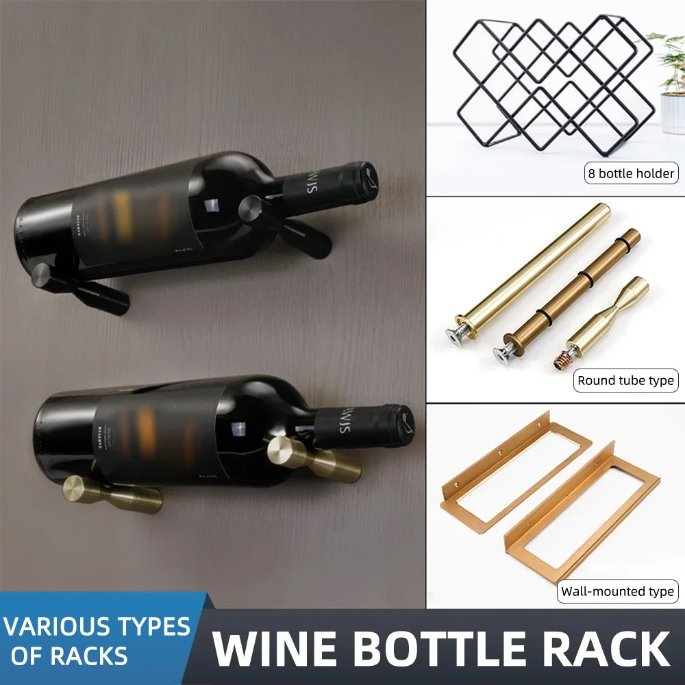 Wine Beer Champagne - Weinregal aus Aluminiumlegierung, Weinflaschen-Präsentationsständer für Bier-
