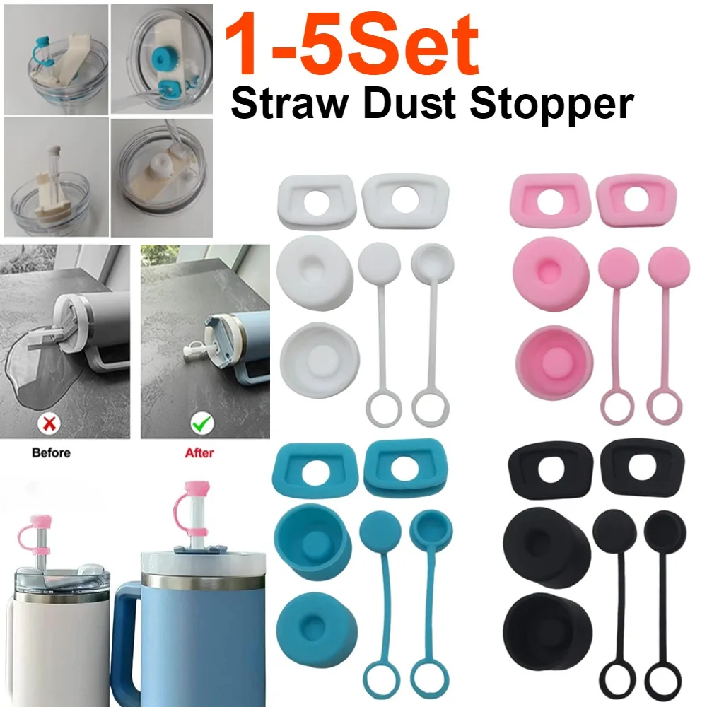 Bottle Stopper Set - Silikon auslaufs icherer Stopper-Set für Stanley