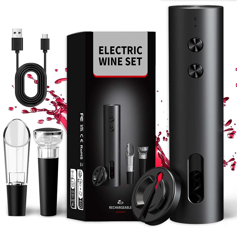 4-in-1 Elektrisches Weinöffner – Bottle Stopper Set Bewertung und Preis