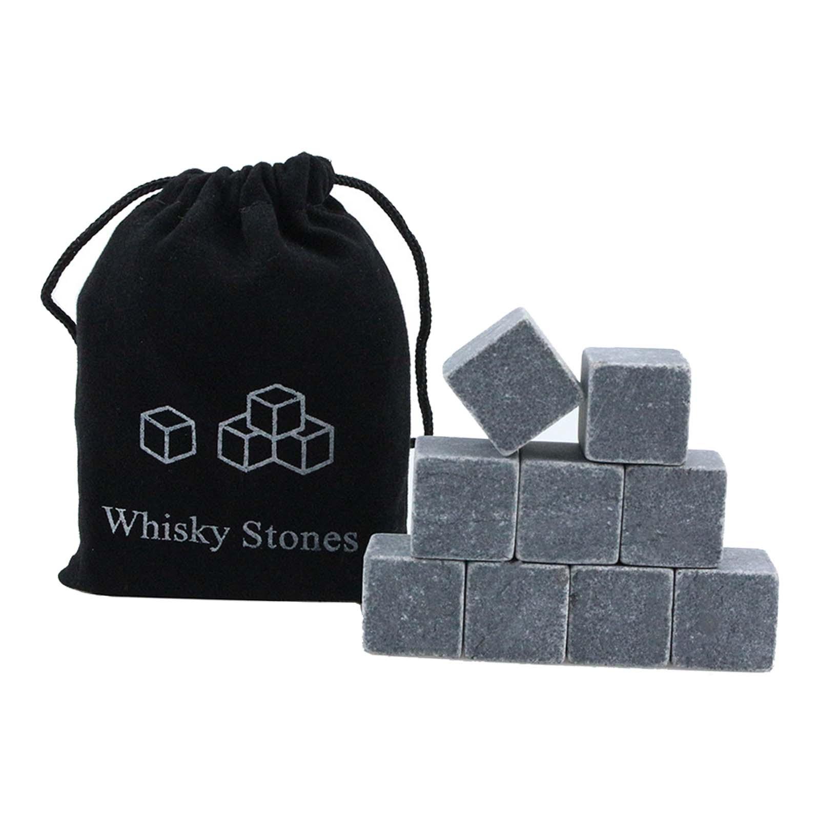 9-teiliges Whiskey-Steine-Set, – Whiskey Stone Set Bewertung und Preis