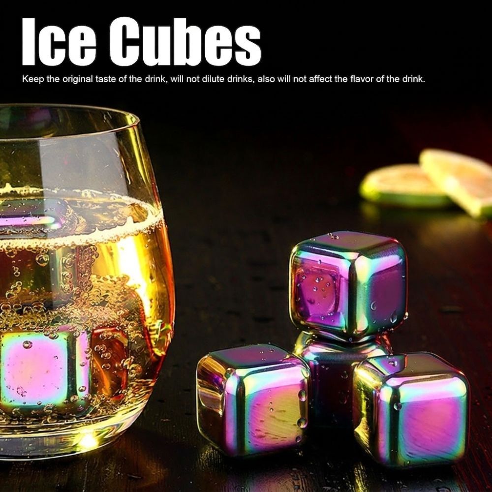 304 Edelstahl Wiederverwendbar – Whiskey Stone Set Bewertung und Preis