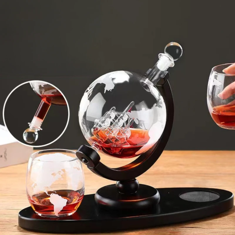 Globusförmiger Whisky-Dekanter – Whiskey Stone Set Bewertung und Preis