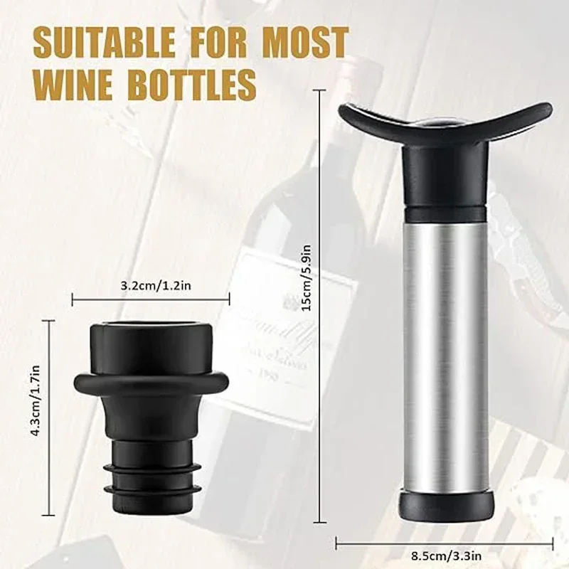 Vakuum-Weinpumpen-Set mit Wein – Bottle Stopper Set Bewertung und Preis