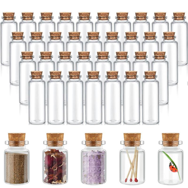 10 stücke Kleine Glas Flaschen – Bottle Stopper Set Bewertung und Preis