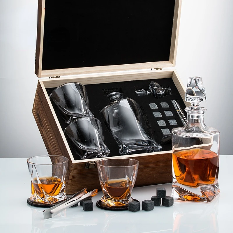 Whiskey-Dekanter und Kühlstein – Whiskey Stone Set Bewertung und Preis
