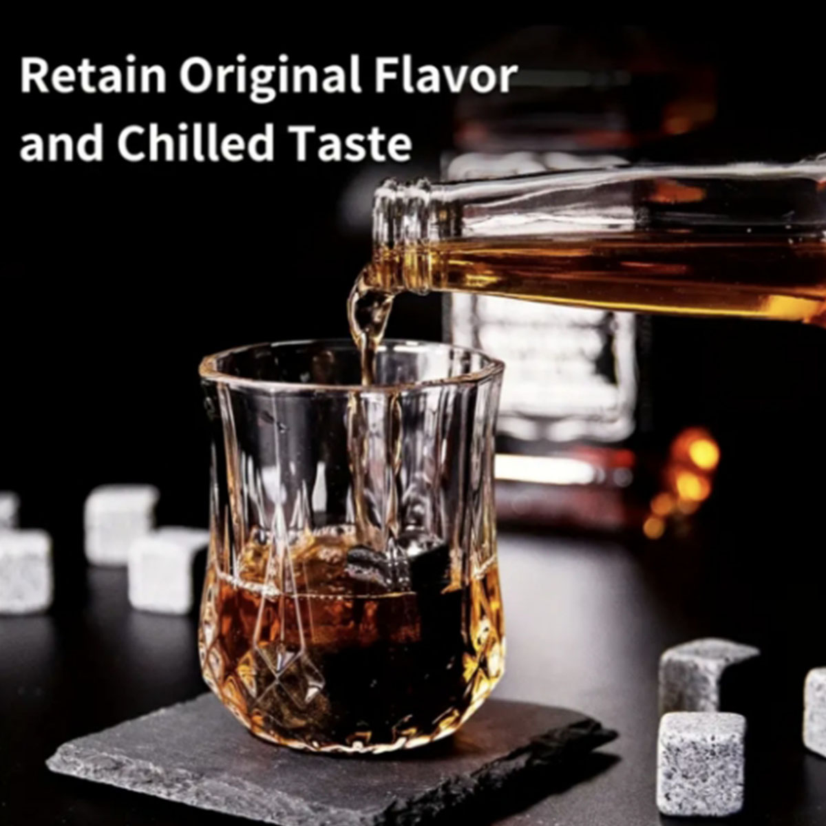 Weihnachts-Valentinstag-Gesche – Whiskey Stone Set Bewertung und Preis
